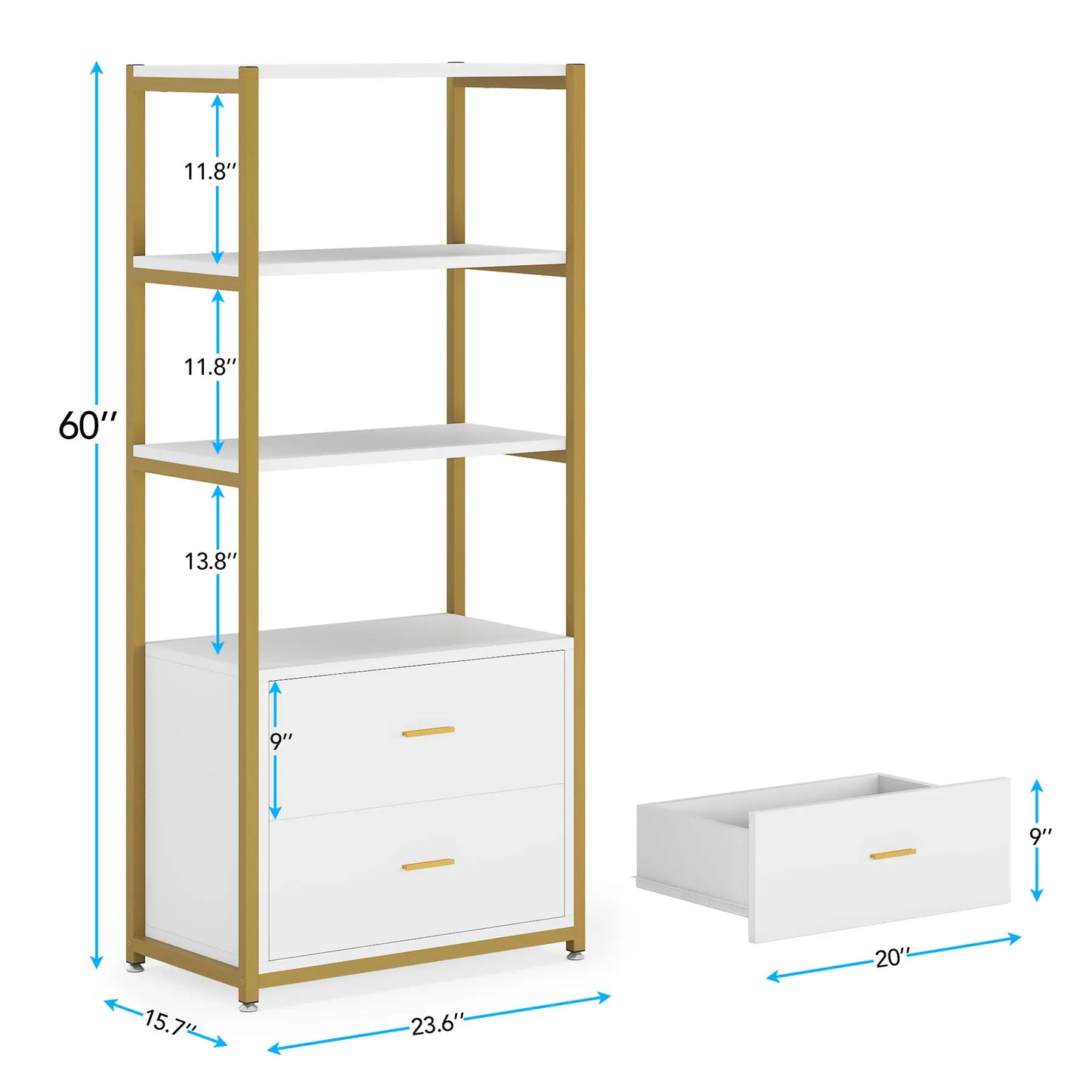 4-Tier Bookshelf