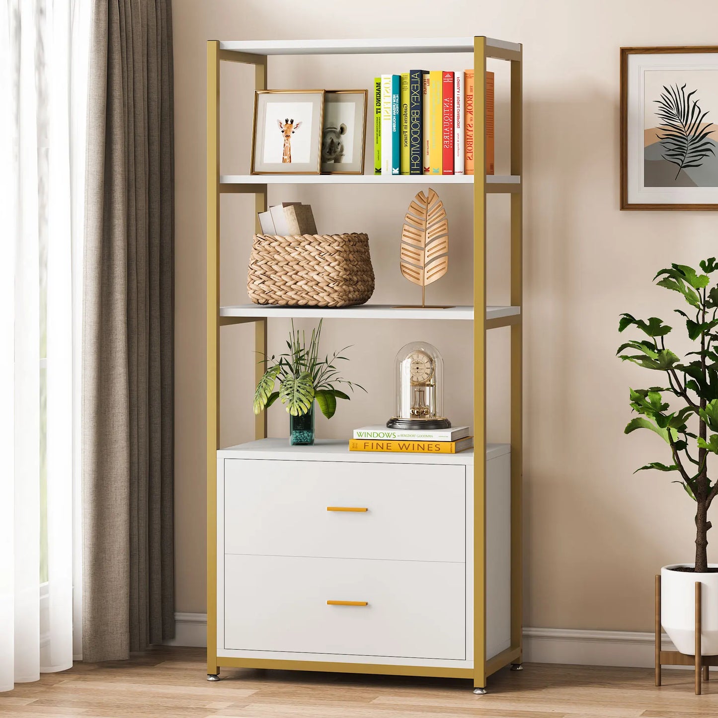4-Tier Bookshelf