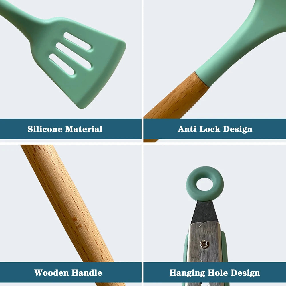 Silicone Cooking Utensil Set
