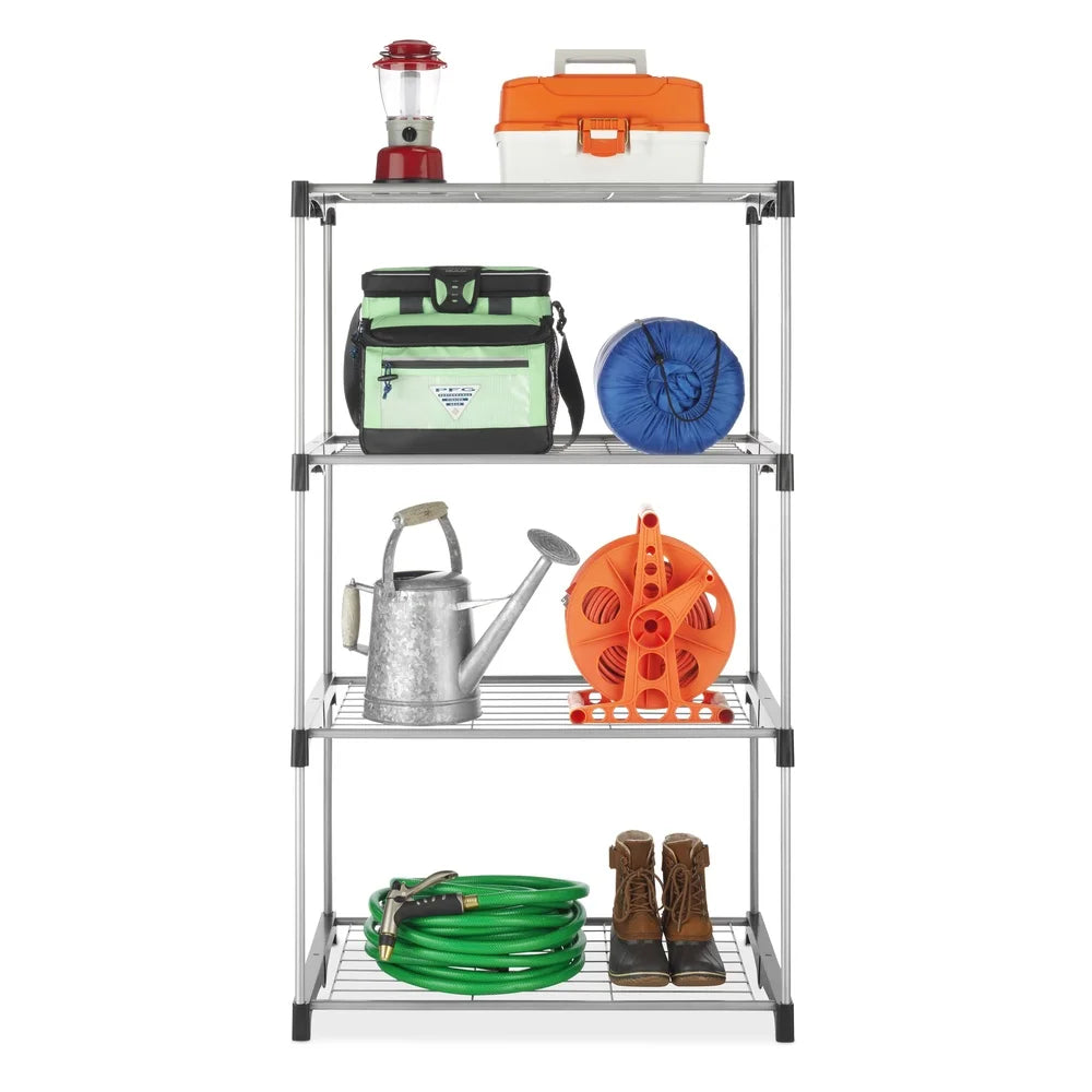 4-Tier Metal Shelf