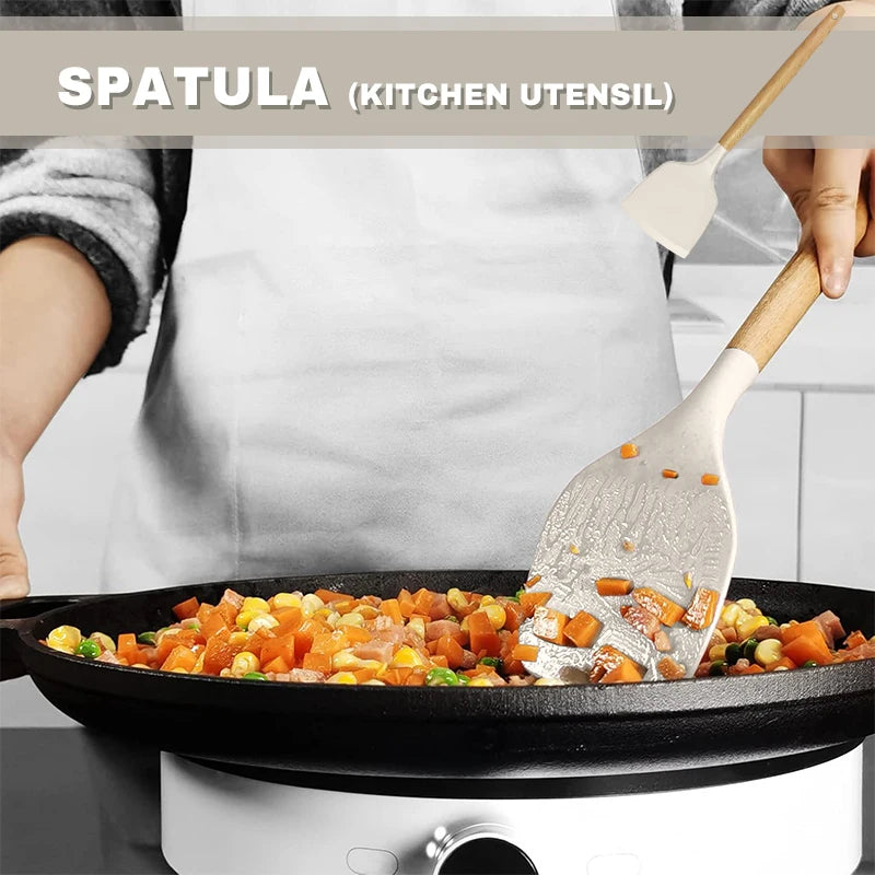 12pcs Silicone Kitchenware Cooking Utensils