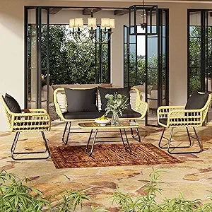Wicker Patio Furniture Set