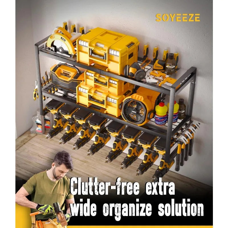 Power Tool Organizer & Storage Wall Mount