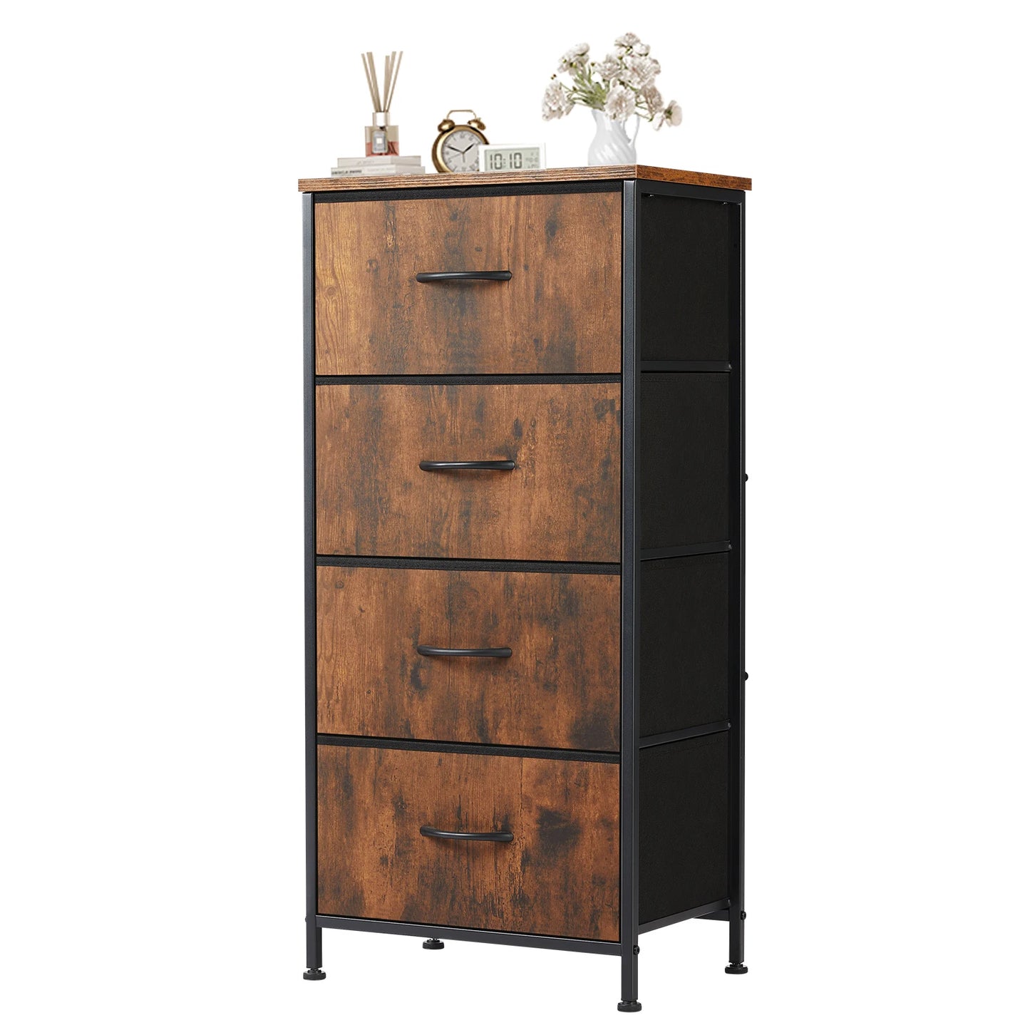 Fabric 4 Drawer Dresser