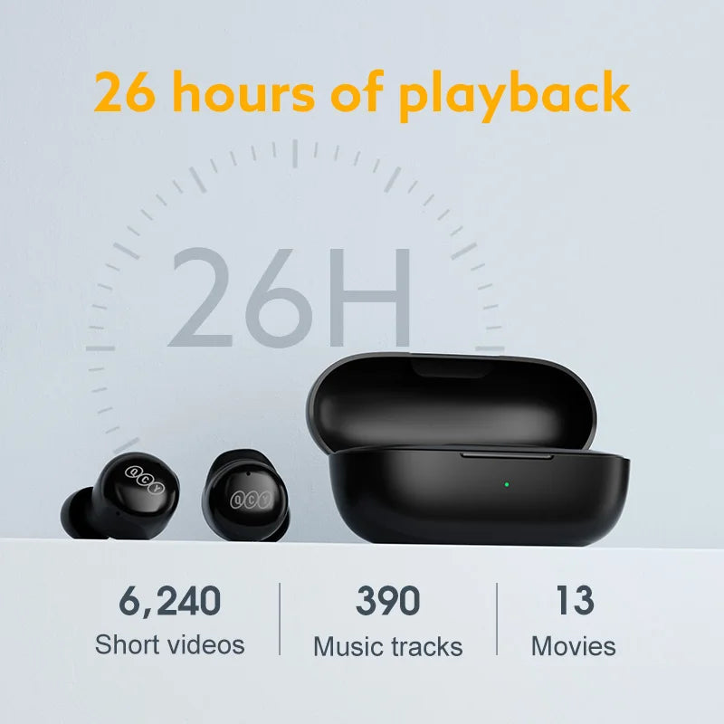 Bluetooth True Wireless Earbuds, High Frequency, Touch Control