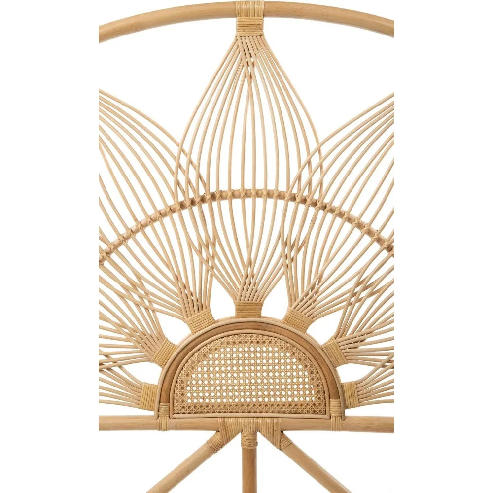 Boho Twin Rattan Headboard