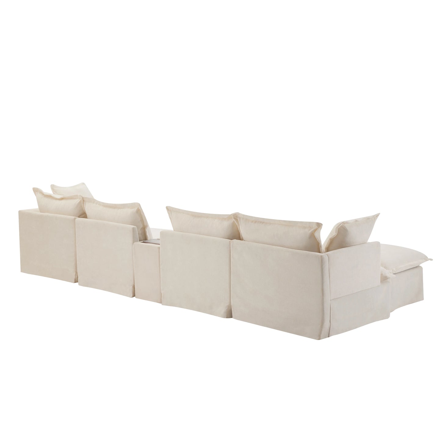 Oversized Chenille Sofa