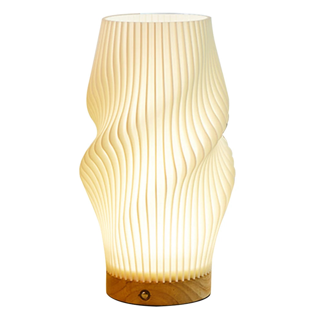 Wooden Table Lamp, Button Control, 5W LED