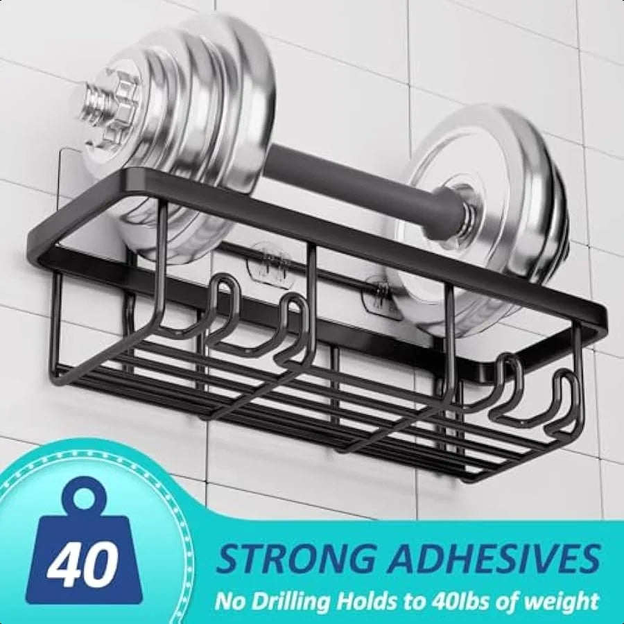 6 Pack Adhesive Shower Shelves