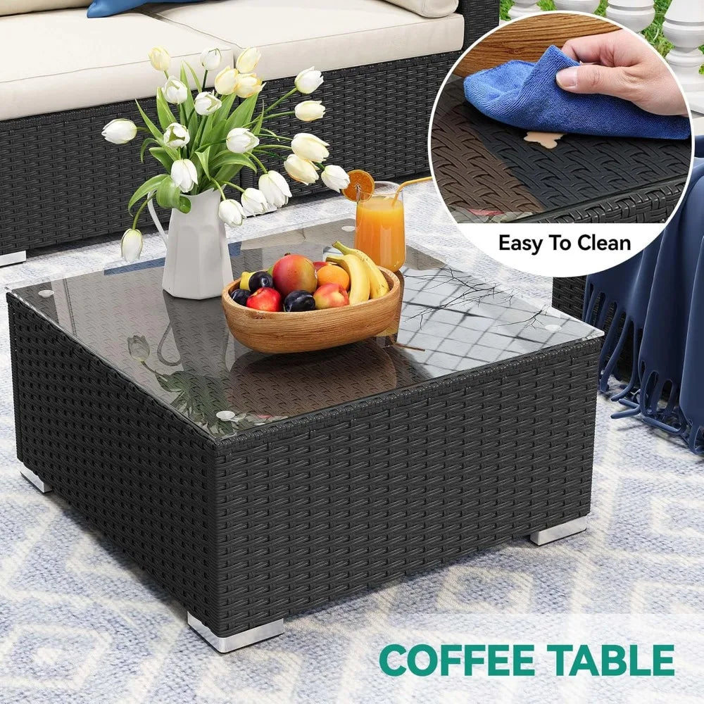 Wicker Patio Furniture Set