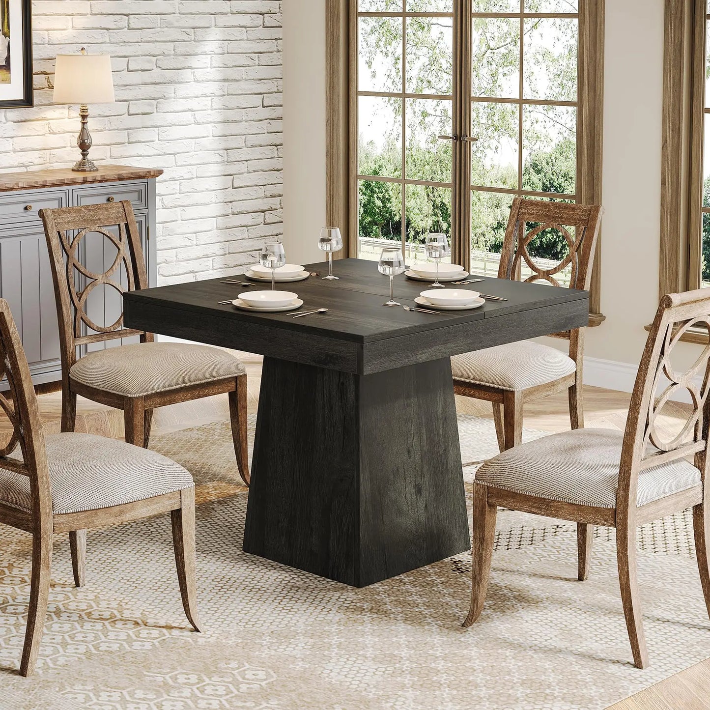 31.5-Inch Square Dining Table
