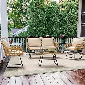 Wicker Patio Furniture Set