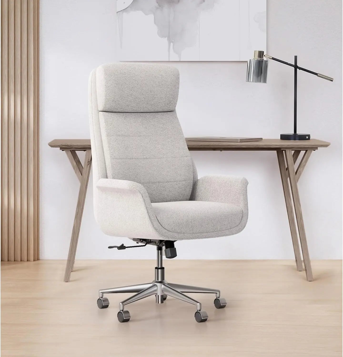 Modern Bouclé Office Chair