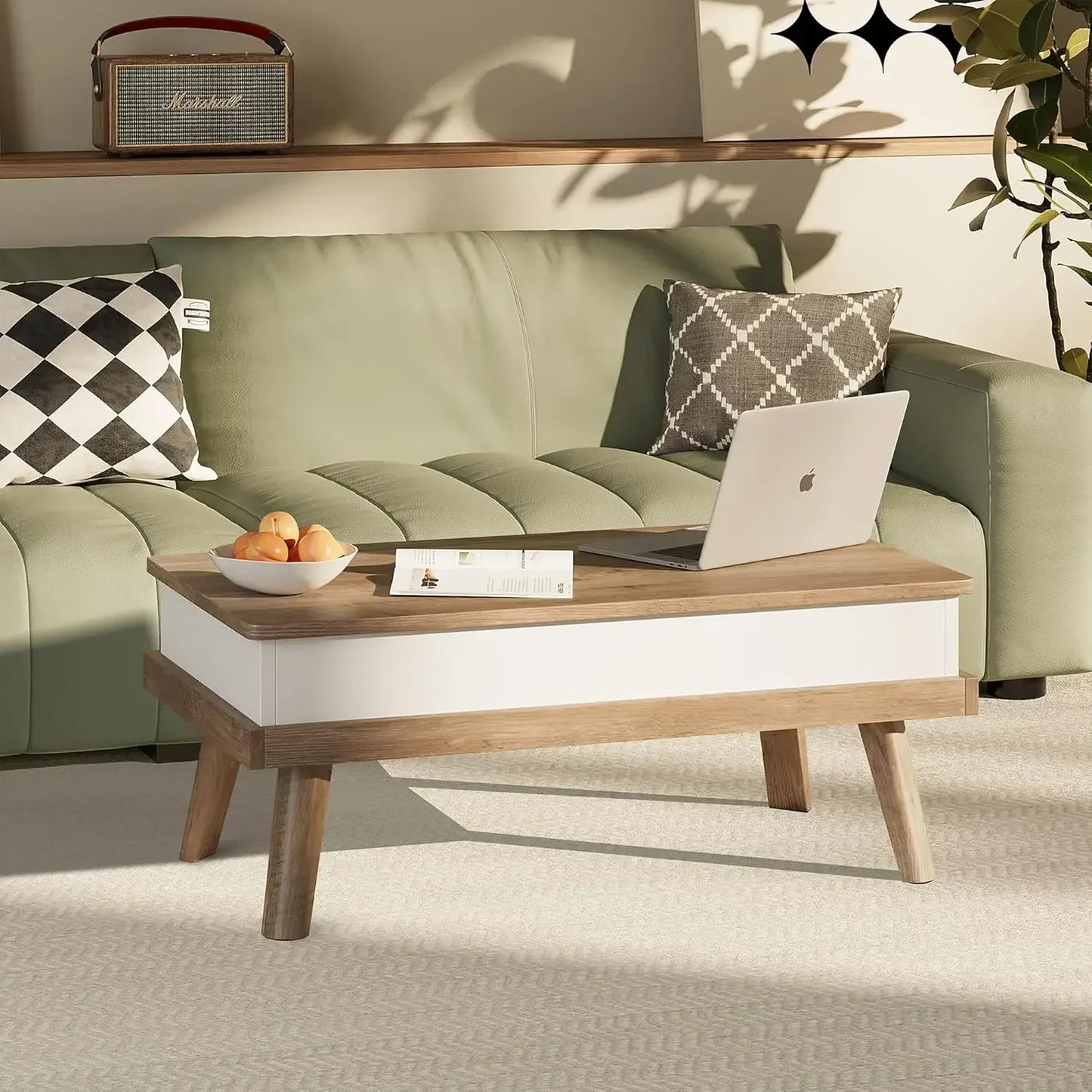 Wood Lift Top Coffee Table