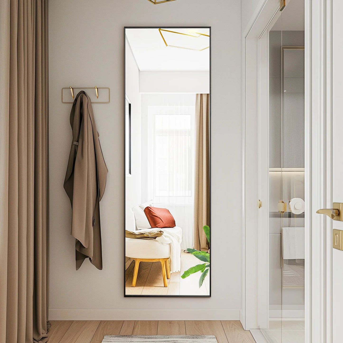 64"x21" Full Body Wall Mirror