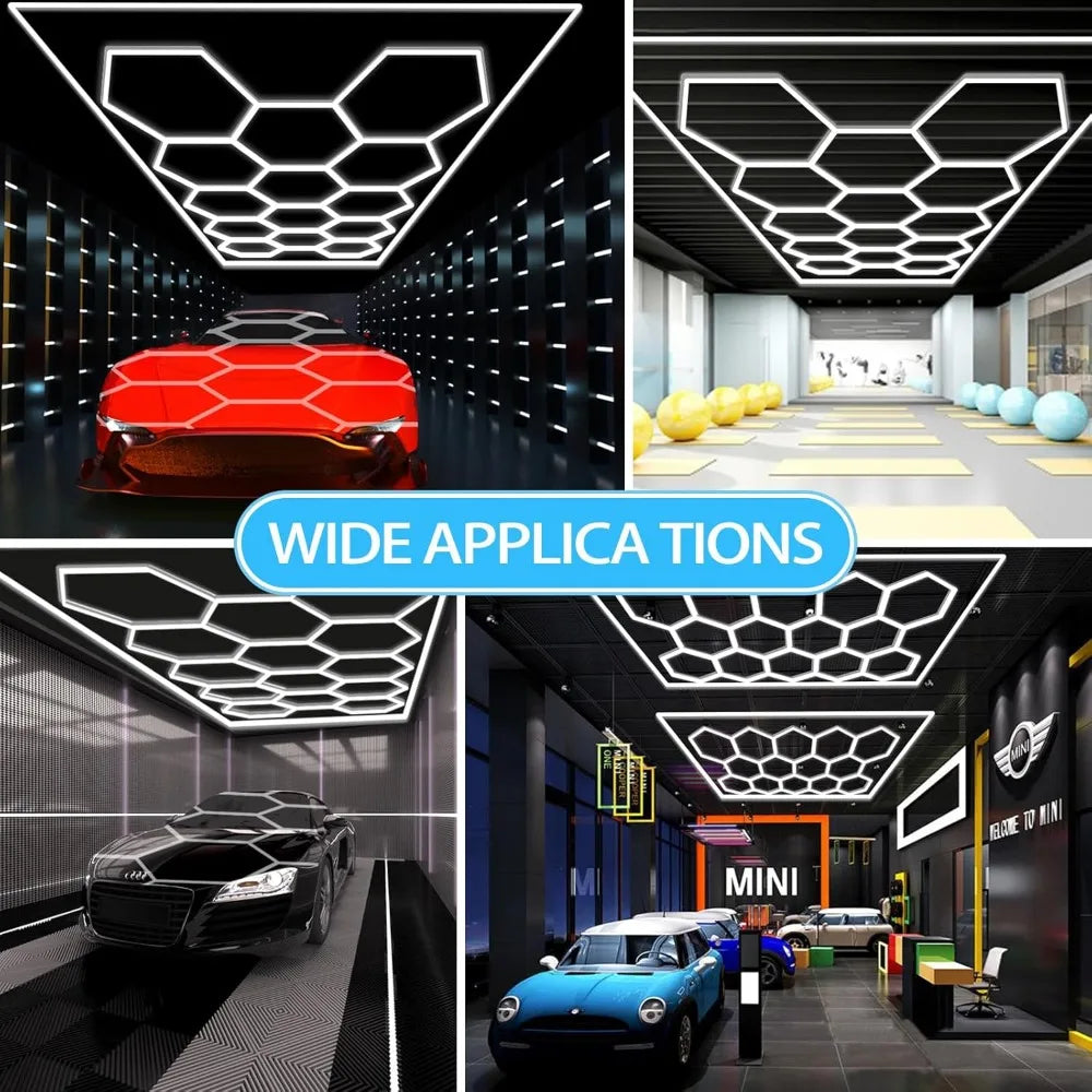 Hexagon LED Garage Light