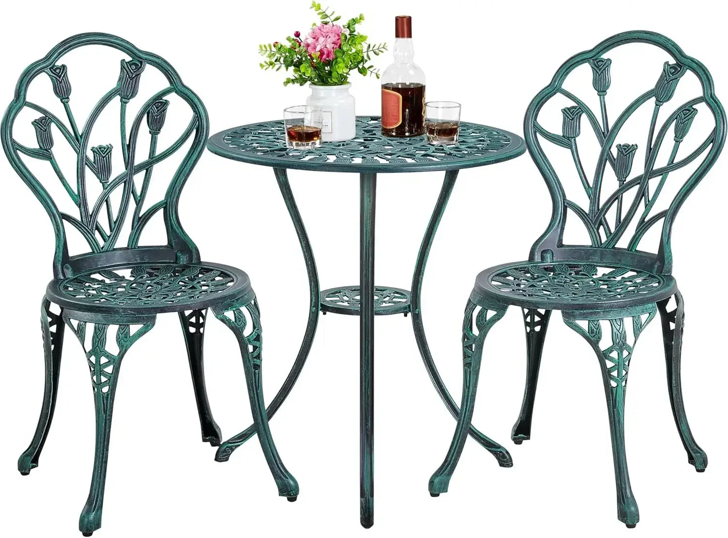 Patio 3 Piece Bistro Set