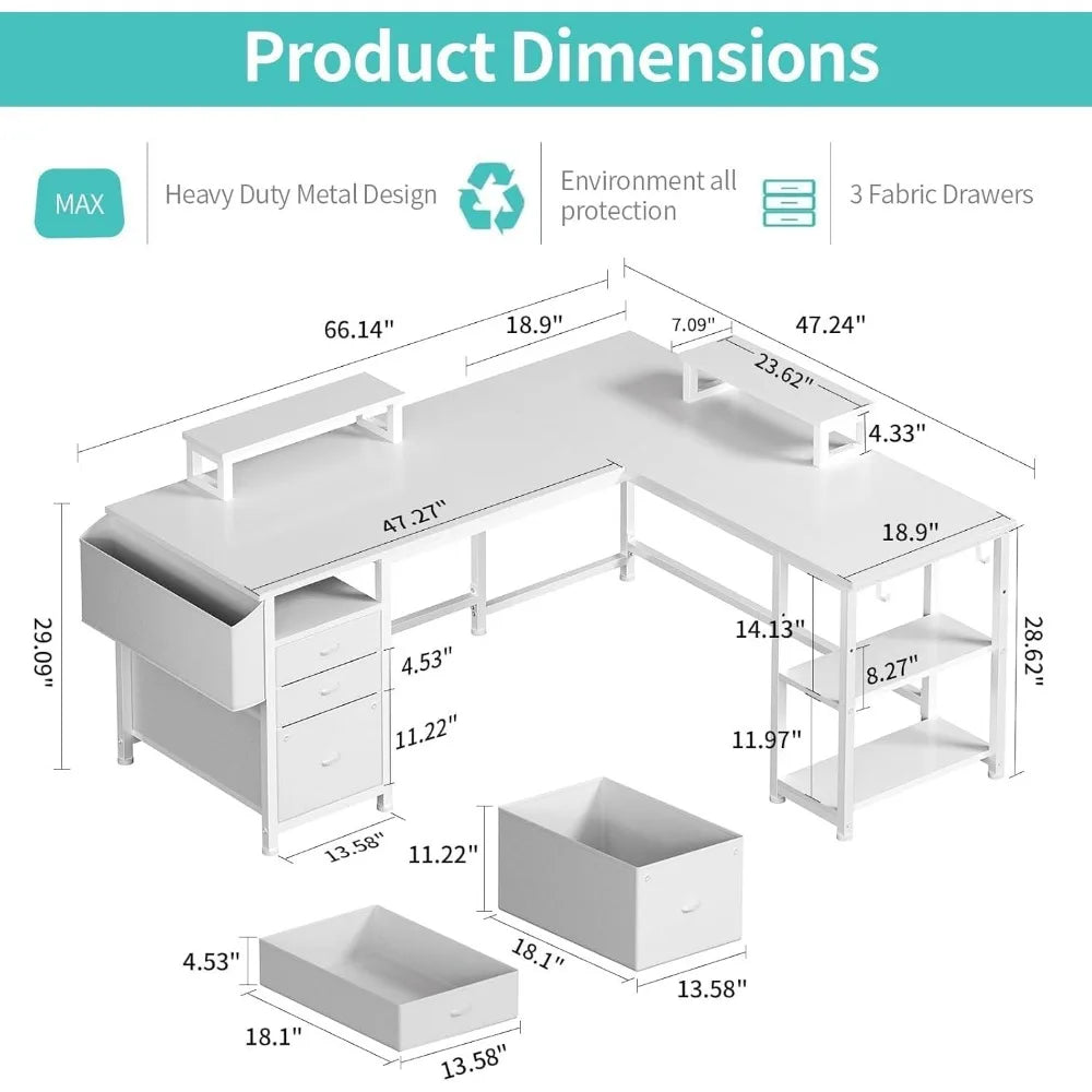 L Shaped Computer Desk
