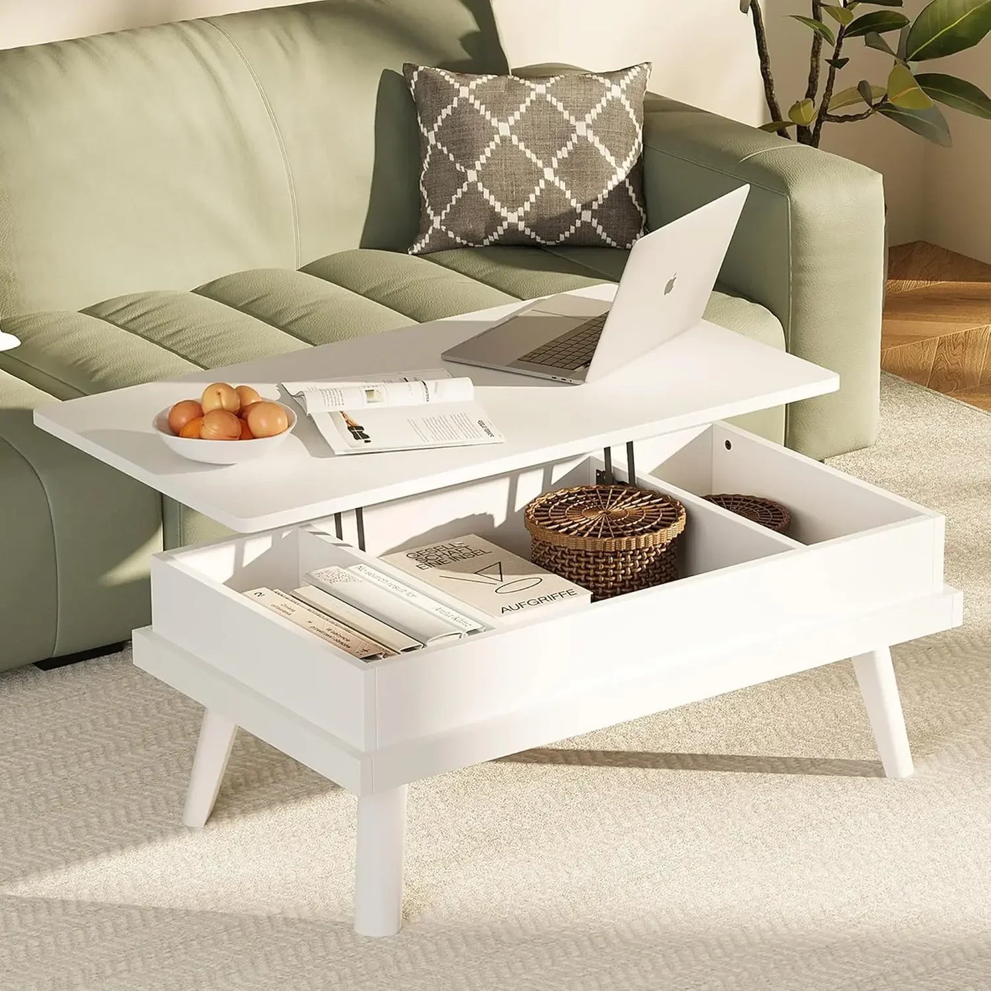 Wood Lift Top Coffee Table