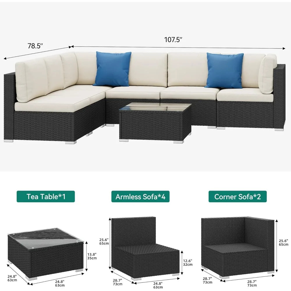 Wicker Patio Furniture Set