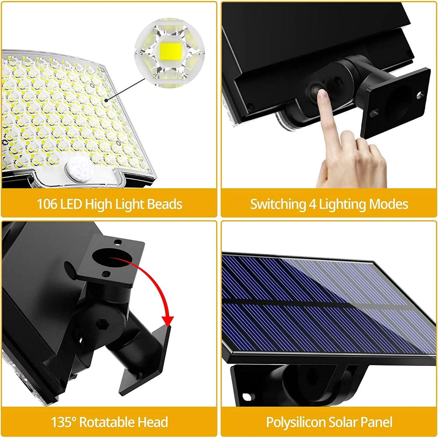 Solar LED Outdoor Sensor Lights