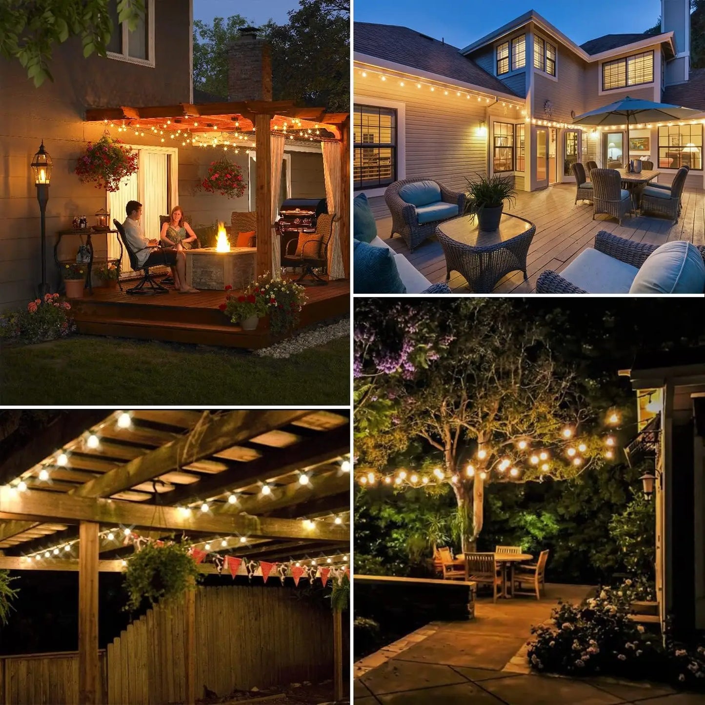 100ft Outdoor String Lights