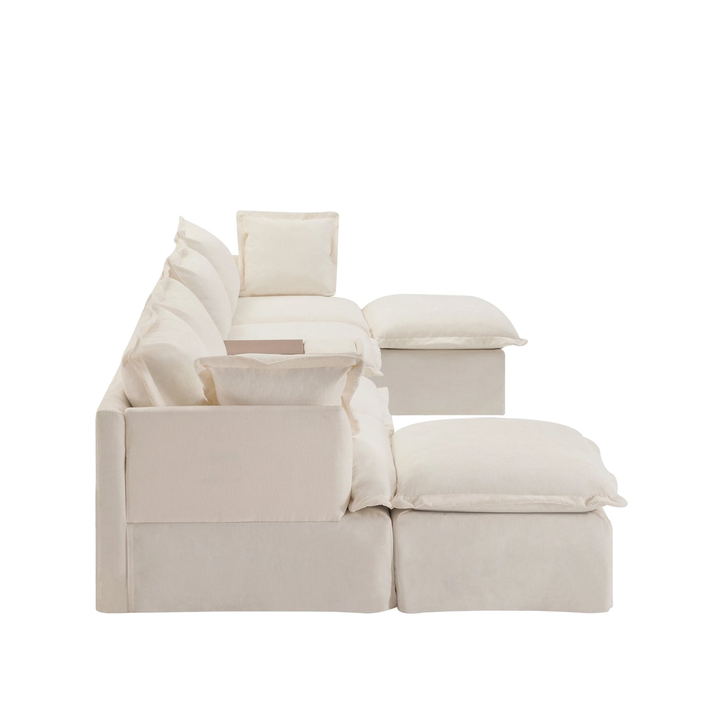 Oversized Chenille Sofa