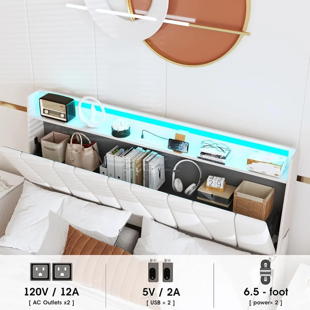 Queen Upholstered Bed Frame