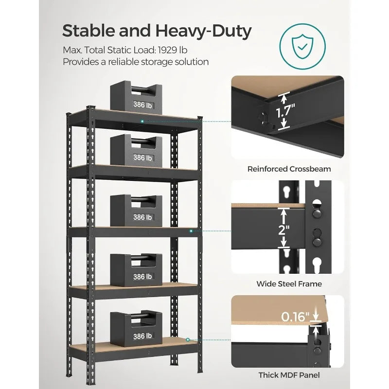 5-Tier Storage Shelves