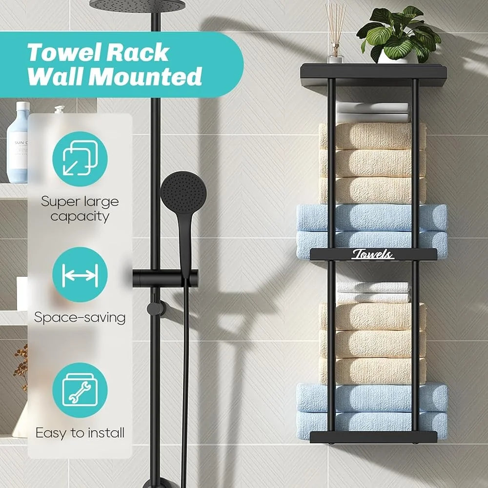 Wall Mounted Towel Rack