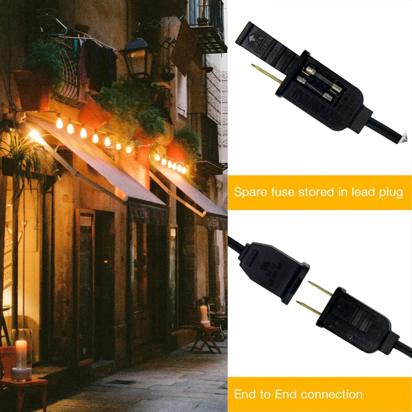100ft Outdoor String Lights