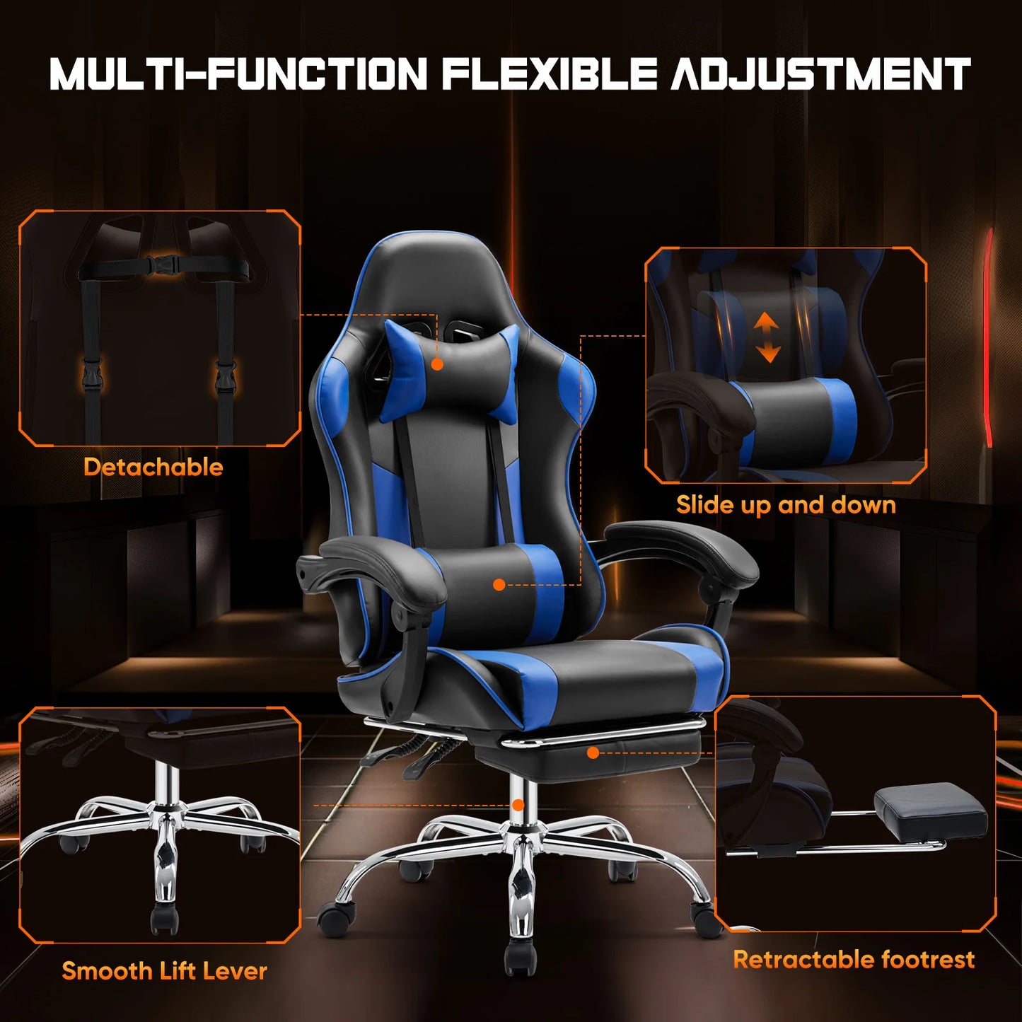 Ergonomic Adjustable Computer Chair