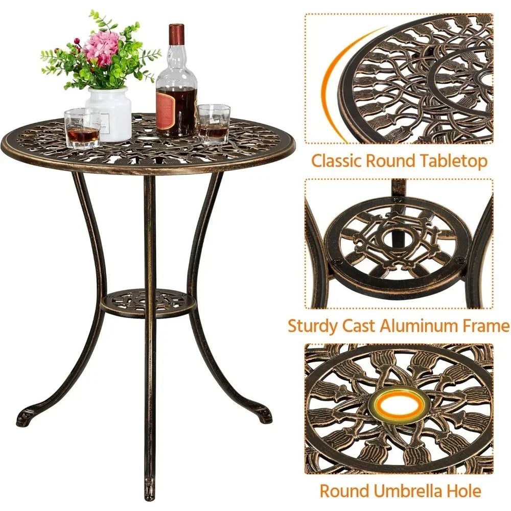 Patio 3 Piece Bistro Set