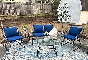 Wicker Patio Furniture Set