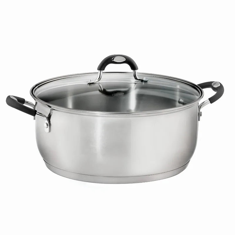 Gourmet Stainless Steel 9 Quart Dutch Oven