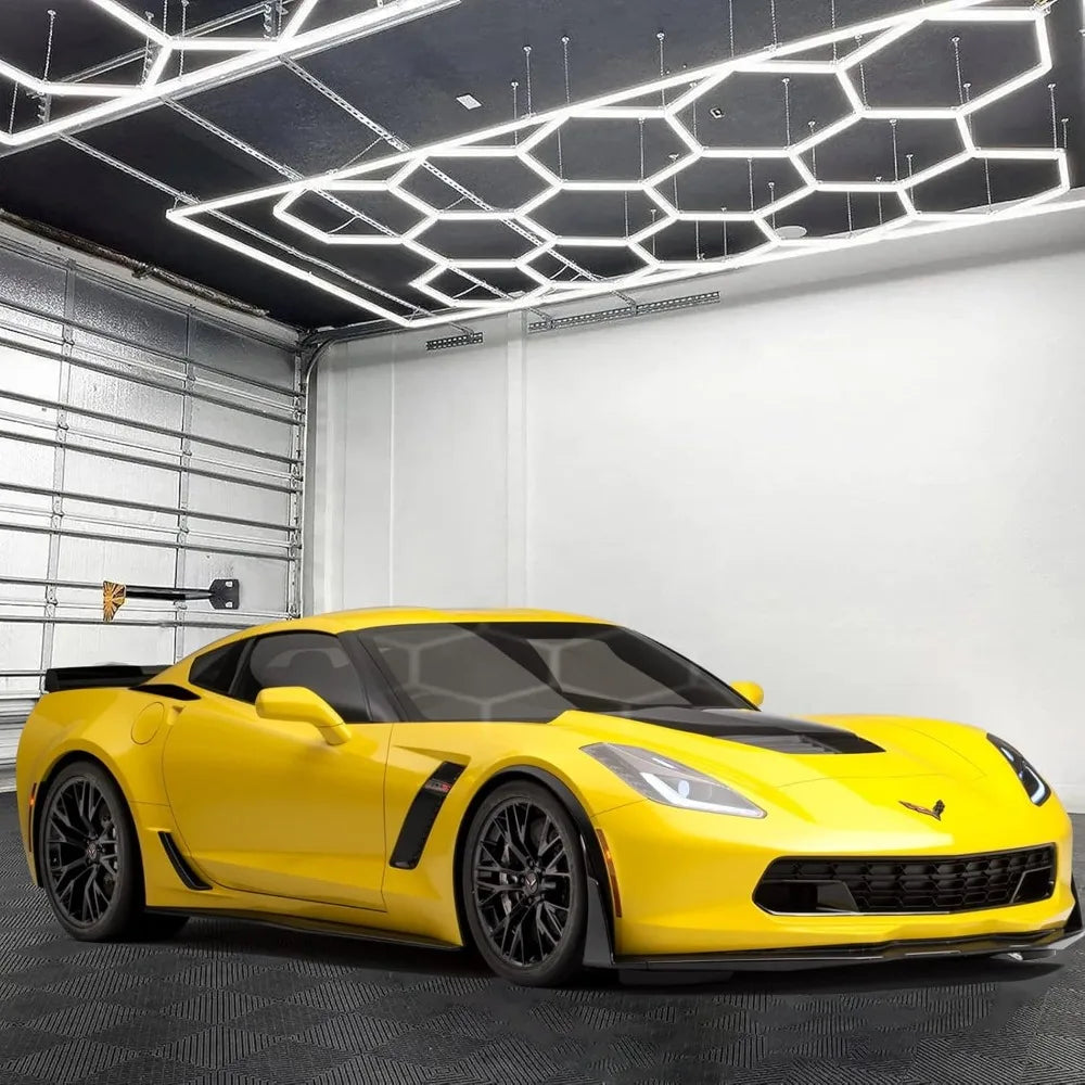Hexagon LED Garage Light
