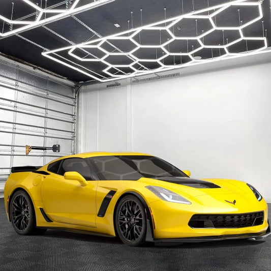 Hexagon LED Garage Light
