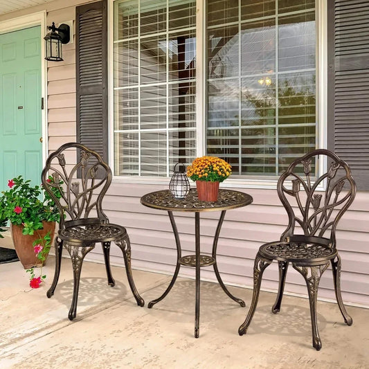 Patio 3 Piece Bistro Set