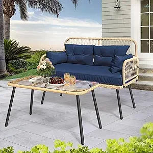 Wicker Patio Furniture Set