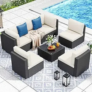 Wicker Patio Furniture Set