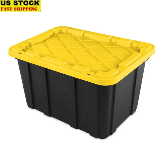 27 Gallon Heavy Duty Plastic Storage Bin