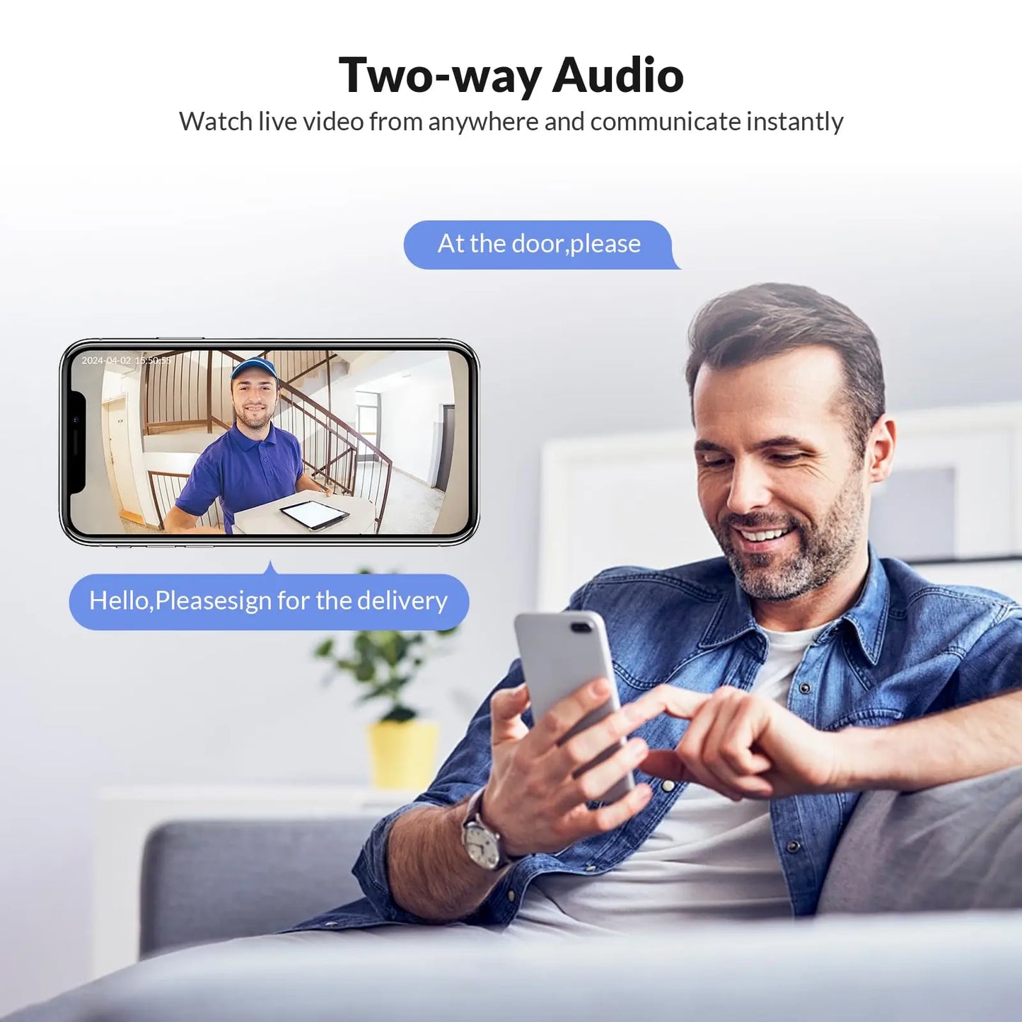 HD Wireless WiFi Doorbell Camera